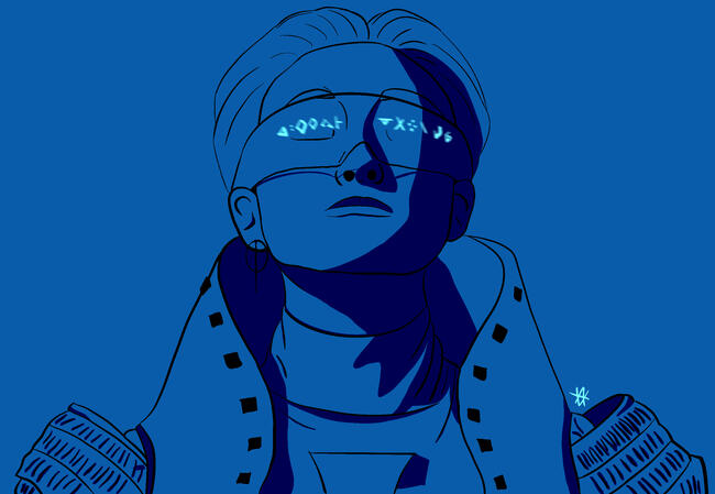 zombies 3 Aspen in blue