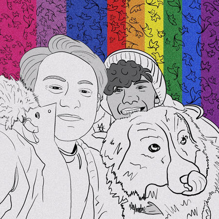 nick and charlie gay pride